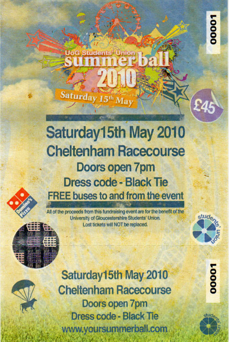 Summer Ball Ticket